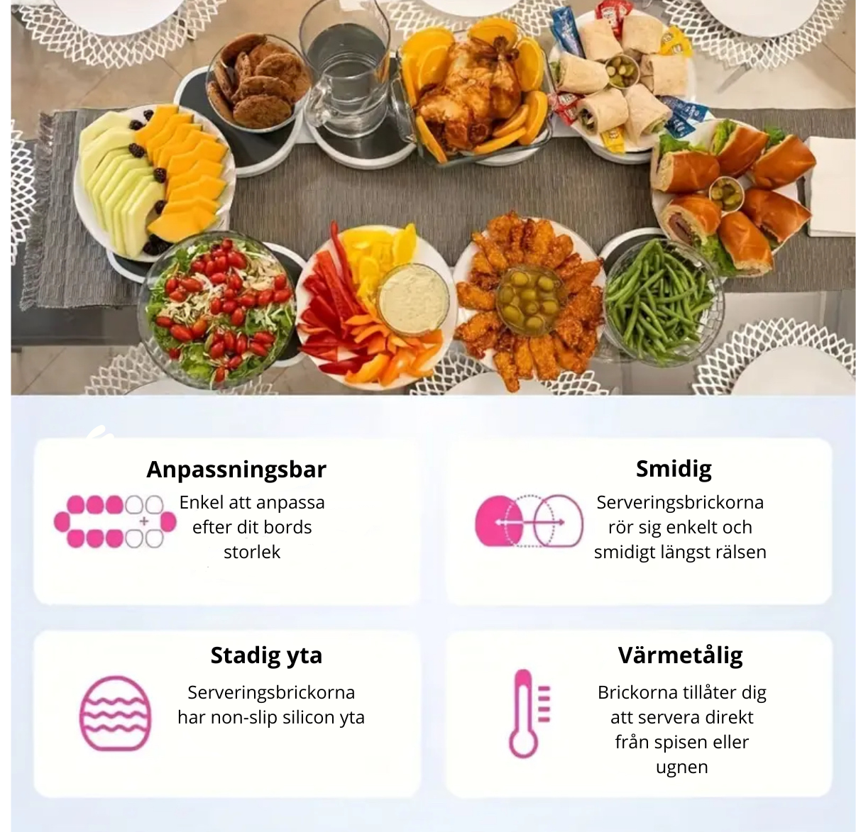 ServeringsRondell - Den Perfekta Lösningen för Enkla och Smidiga Måltider